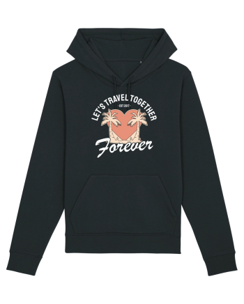 Let's travel together forever - dark colors Black
