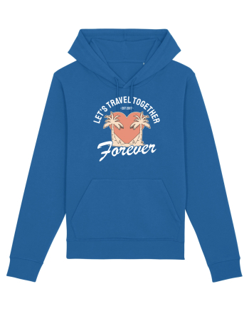 Let's travel together forever - dark colors Royal Blue