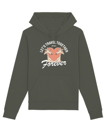 Let's travel together forever - dark colors Khaki