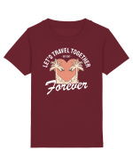Let's travel together forever - dark colors Tricou mânecă scurtă  Copii Mini Creator