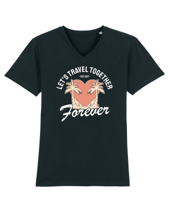 Let's travel together forever - dark colors Black