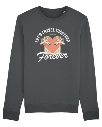 Let's travel together forever - dark colors Anthracite