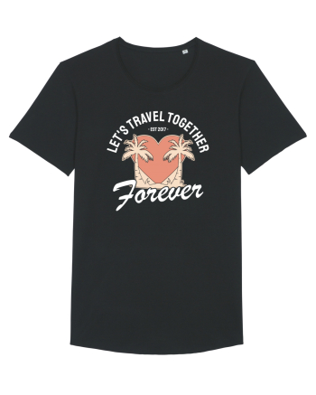 Let's travel together forever - dark colors Black
