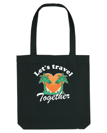 Let's travel together - dark colors Black