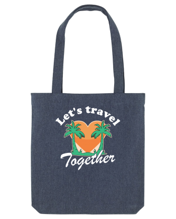 Let's travel together - dark colors Midnight Blue