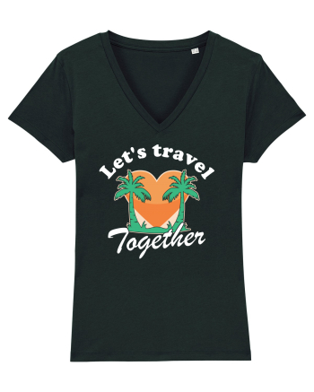 Let's travel together - dark colors Black