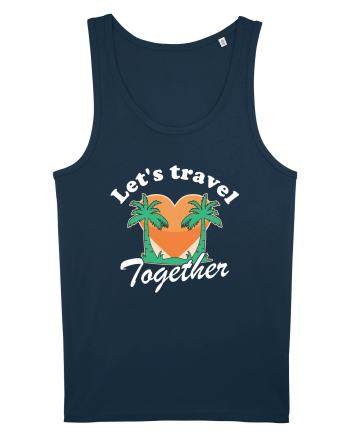 Let's travel together - dark colors Navy