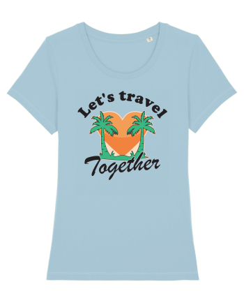 Let's travel together Sky Blue