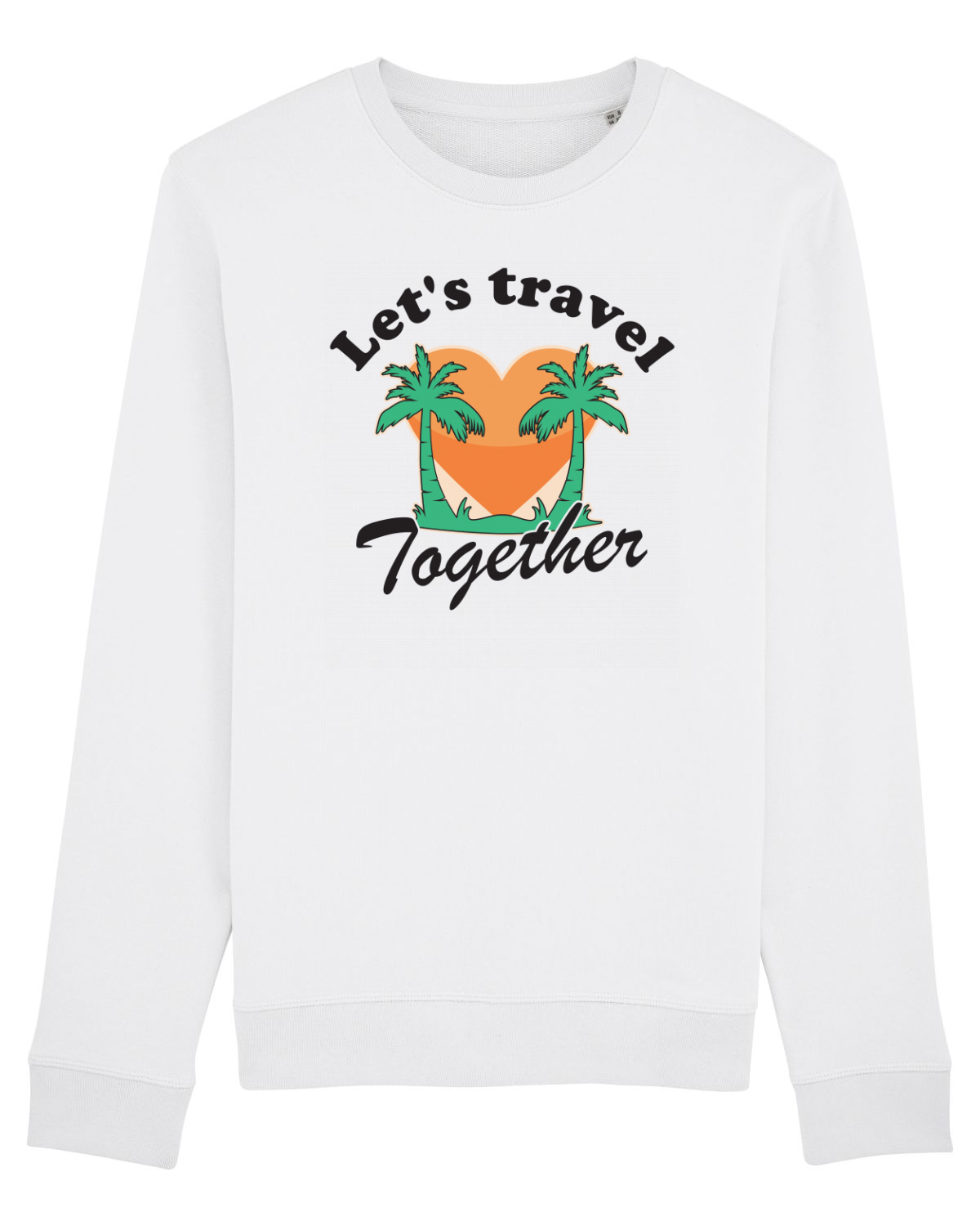Bluză mânecă lungă Unisex Rise White