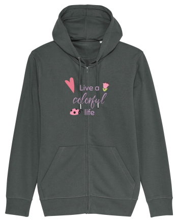 Live A Colorful Life Anthracite