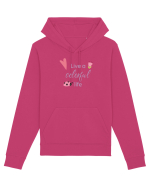 Live A Colorful Life Hanorac Unisex Drummer