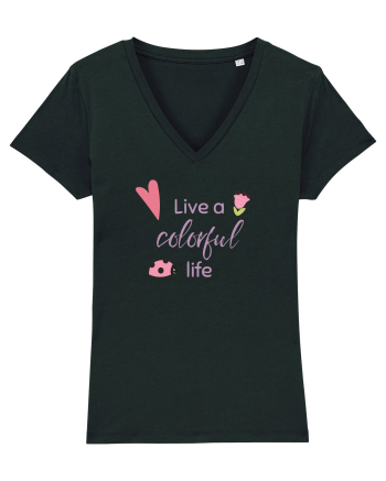 Live A Colorful Life Black