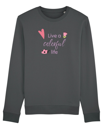 Live A Colorful Life Anthracite
