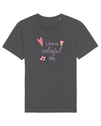 Live A Colorful Life Anthracite