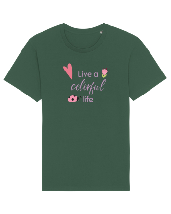 Live A Colorful Life Bottle Green