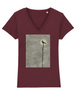 Moon Shadow Tricou mânecă scurtă guler V Damă Evoker