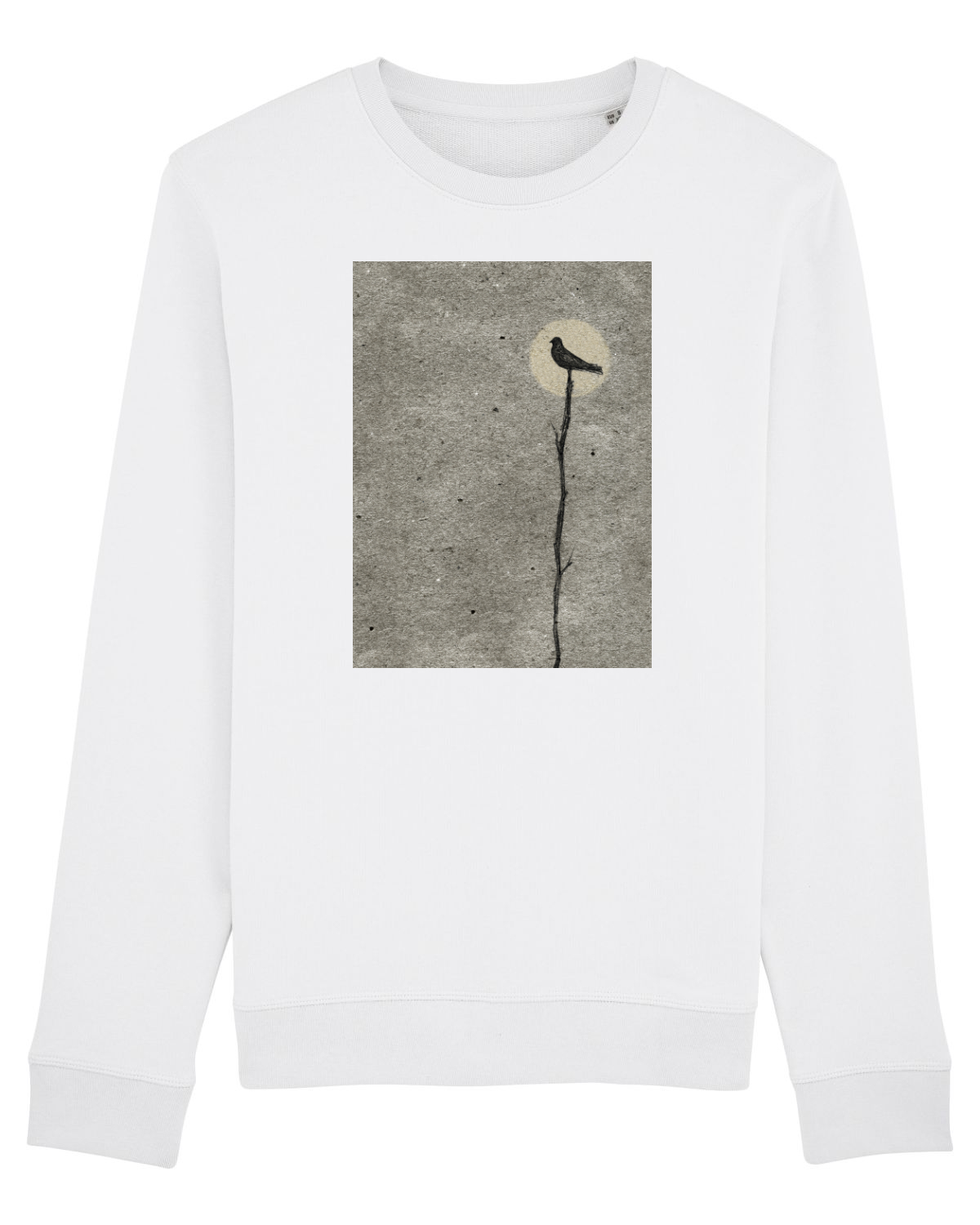 Bluză mânecă lungă Unisex Rise White