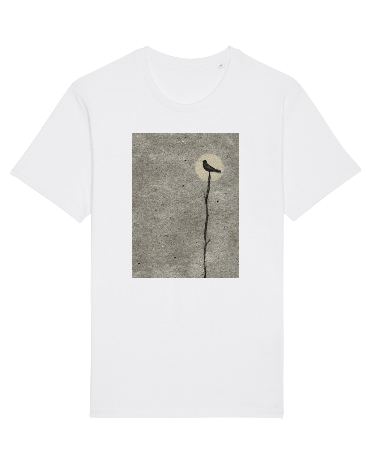 Tricou mânecă scurtă Unisex Rocker White