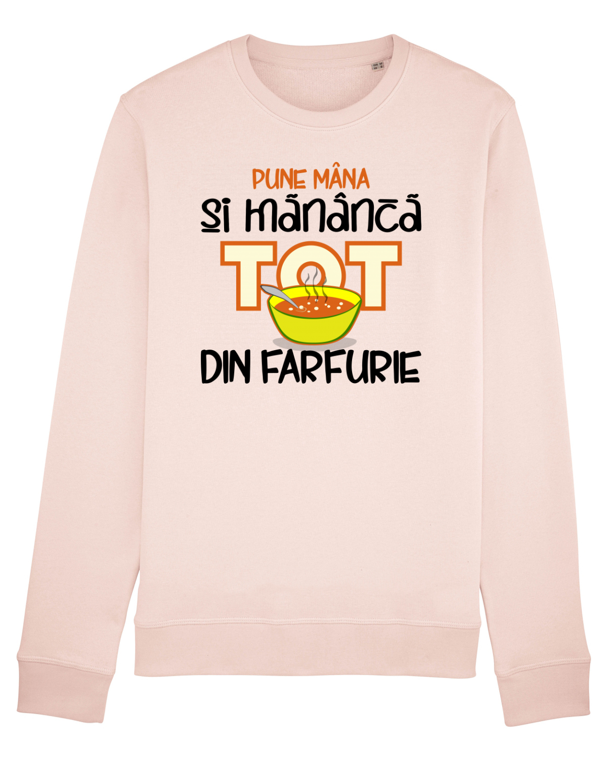 Bluză mânecă lungă Unisex Rise Candy Pink
