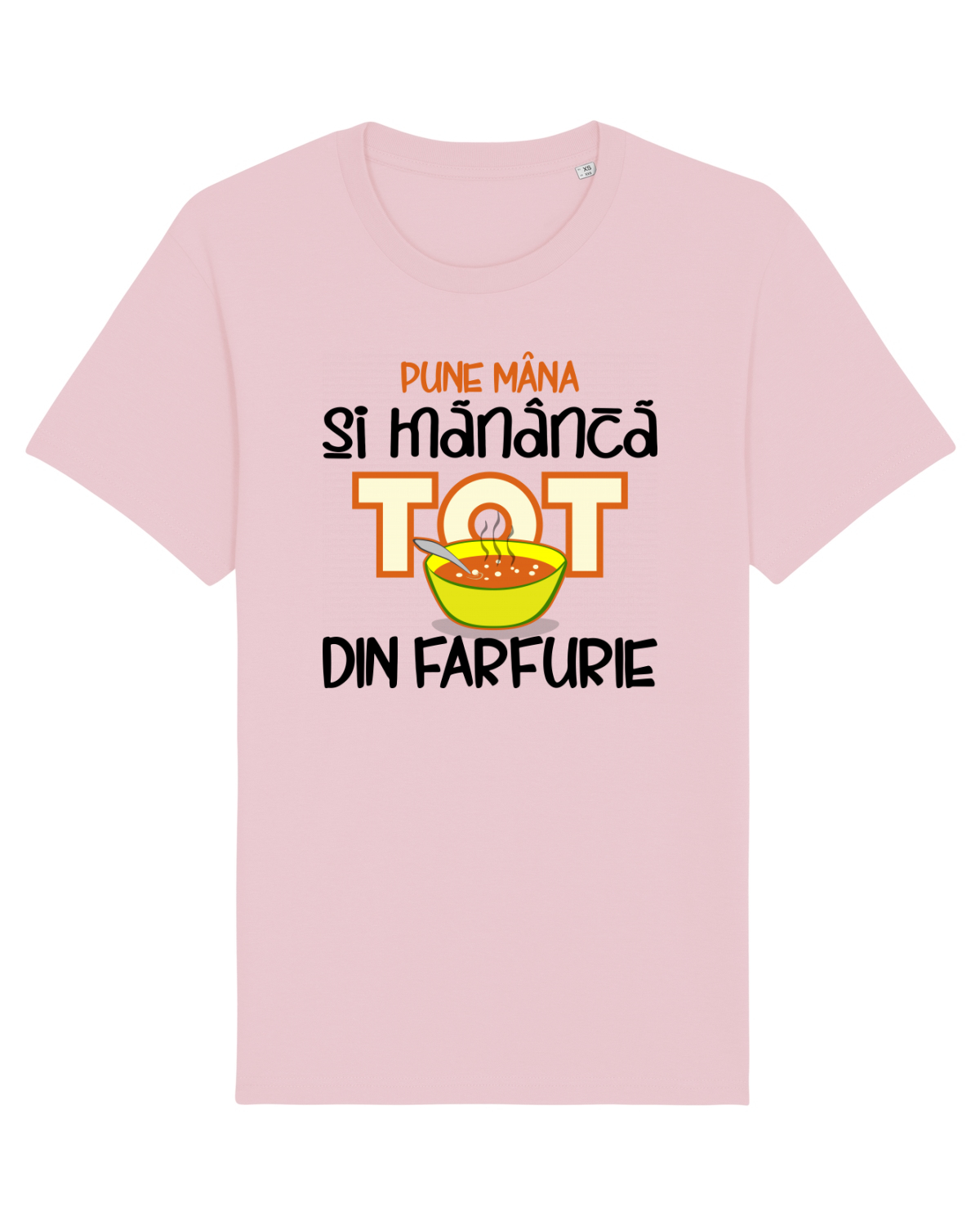 Tricou mânecă scurtă Unisex Rocker Cotton Pink