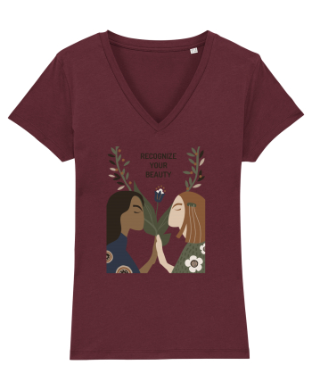 Recognize Your Beauty Burgundy