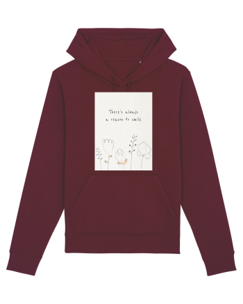 There's Always A Reason To Smile Burgundy