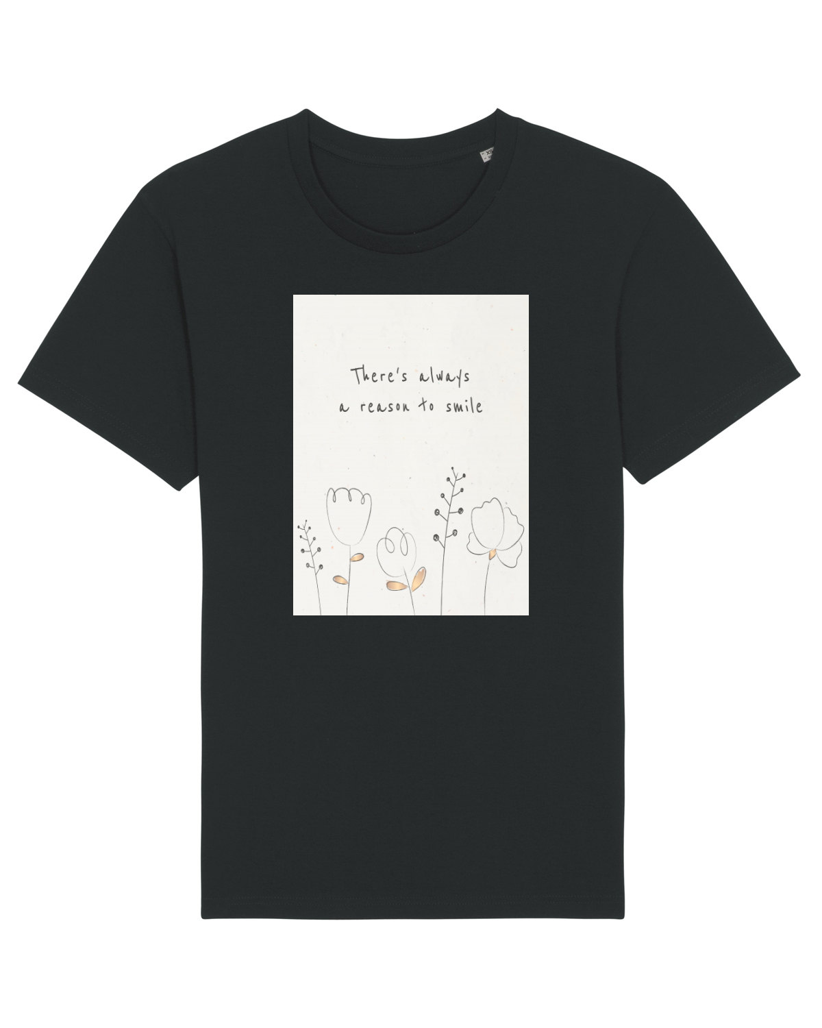 Tricou mânecă scurtă Unisex Rocker Black