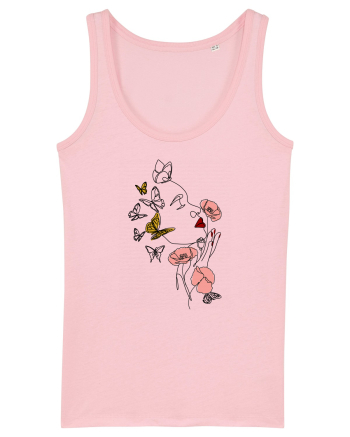 Spring Woman Cotton Pink