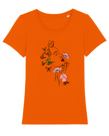 Spring Woman Bright Orange