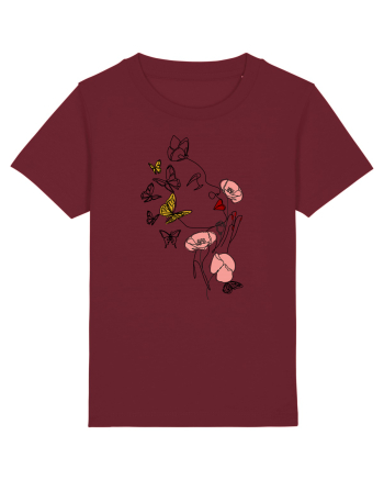 Spring Woman Burgundy