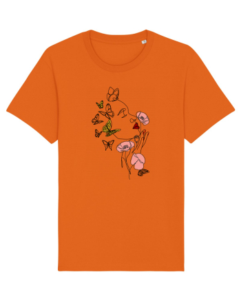 Spring Woman Bright Orange