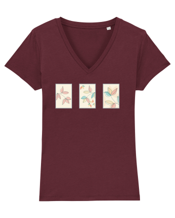 Flowerly Burgundy
