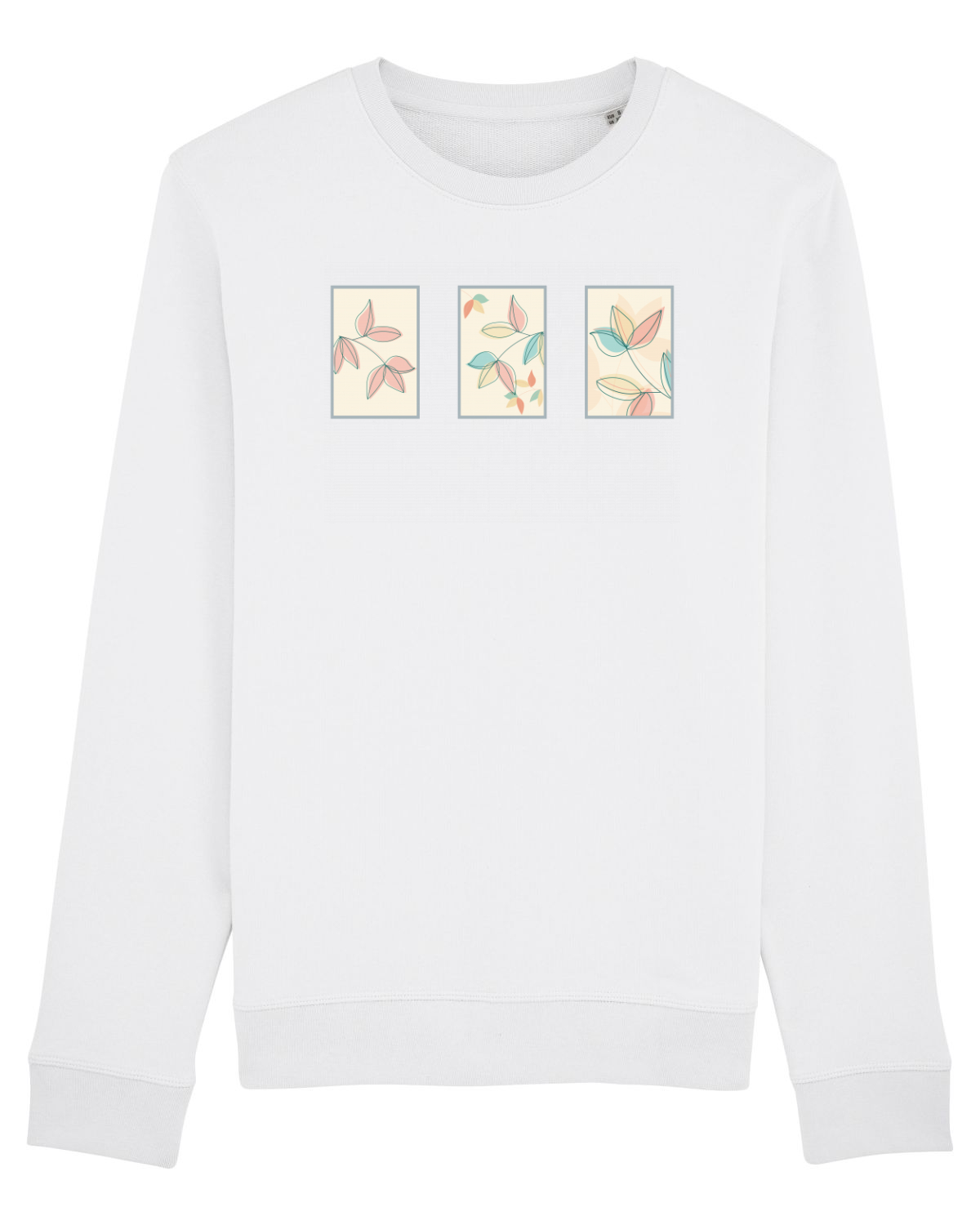 Bluză mânecă lungă Unisex Rise White