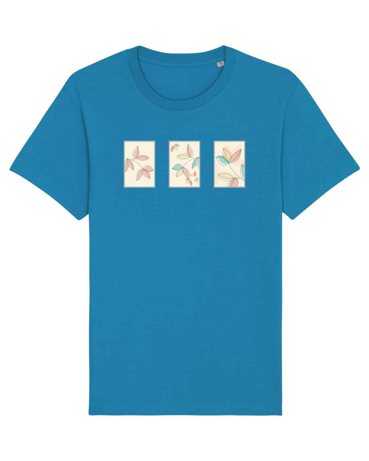 Tricou mânecă scurtă Unisex Rocker Azur