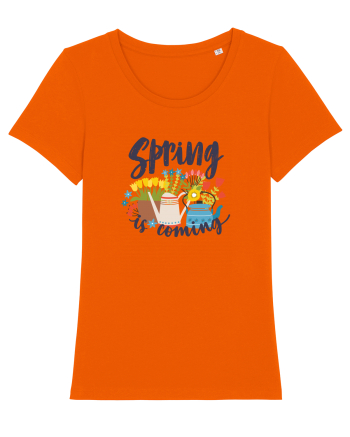 Spring Is Coming Bright Orange
