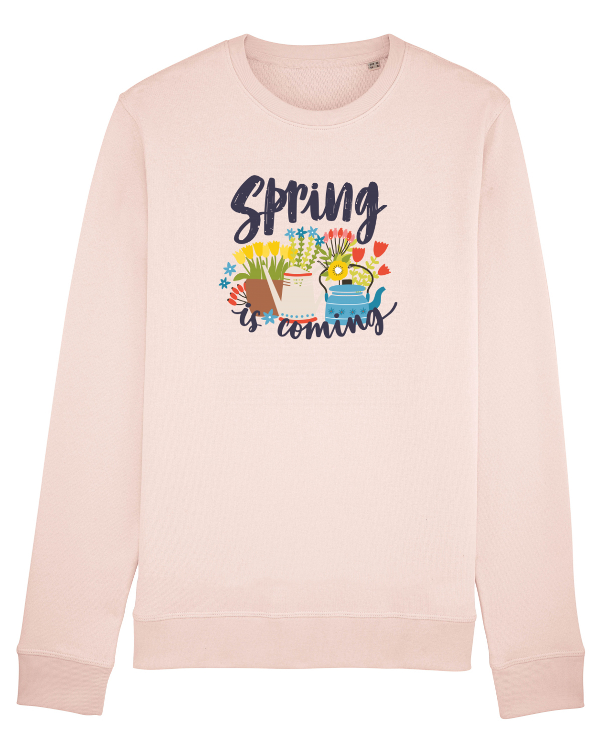 Bluză mânecă lungă Unisex Rise Candy Pink