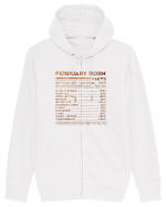 February Born Fun Facts Hanorac cu fermoar Unisex Connector