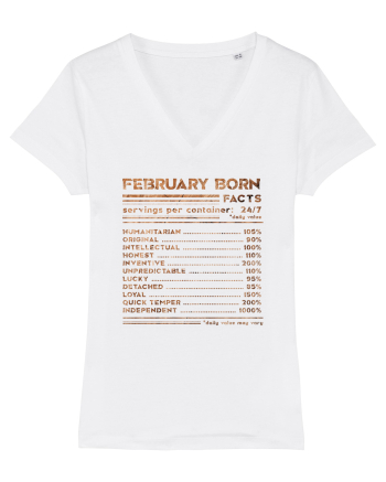 February Born Fun Facts White