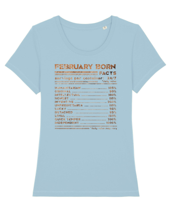 February Born Fun Facts Sky Blue