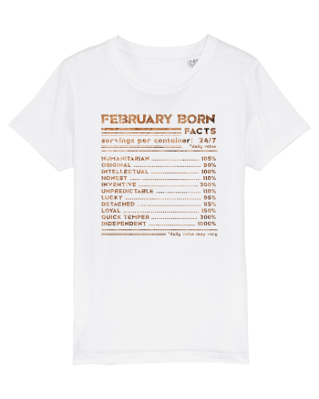 February Born Fun Facts White