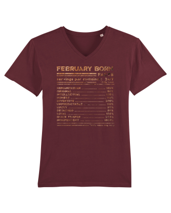 February Born Fun Facts Burgundy