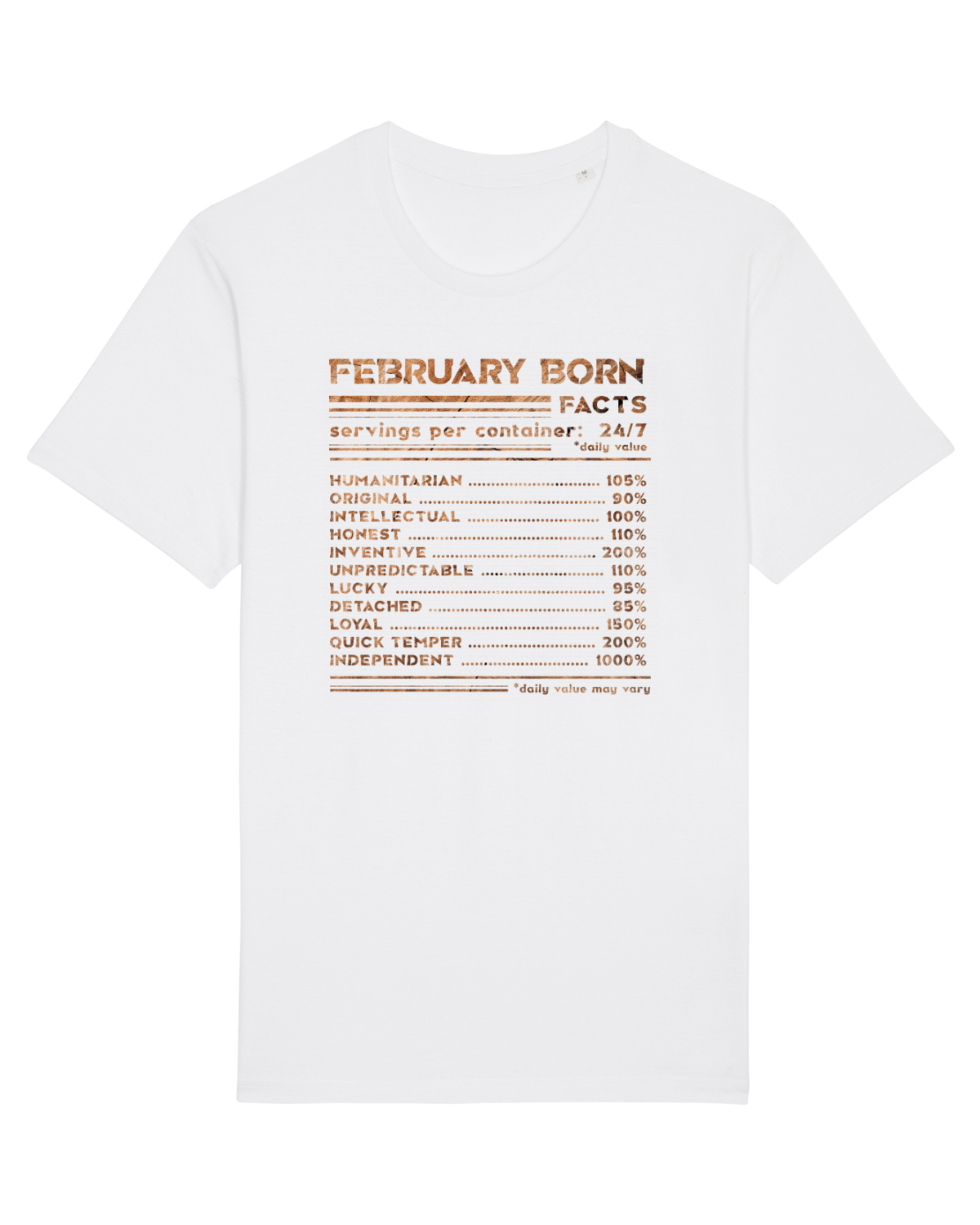 Tricou mânecă scurtă Unisex Rocker White