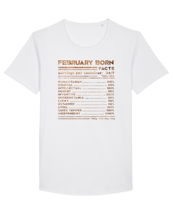 February Born Fun Facts White