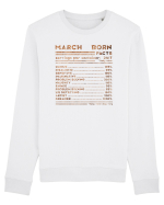 March Born Fun Facts Bluză mânecă lungă Unisex Rise