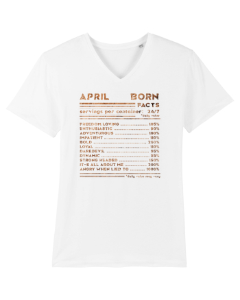 April Born Fun Facts White