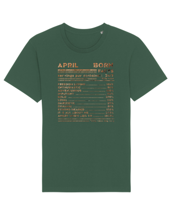 April Born Fun Facts Bottle Green