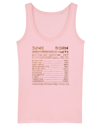 June Born Fun Facts Cotton Pink