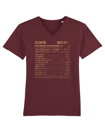 June Born Fun Facts Burgundy