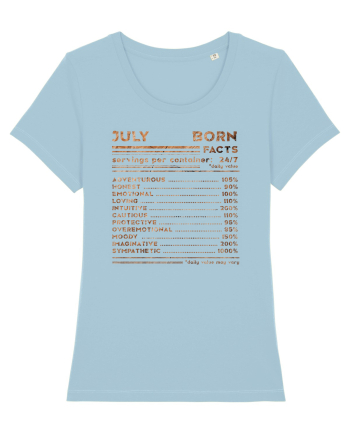 July Born Fun Facts Sky Blue