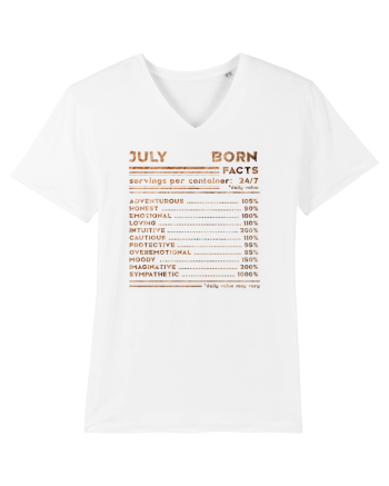 July Born Fun Facts White